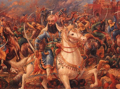 Bhai Jassa Singh Ramgarhia on the battlefield
